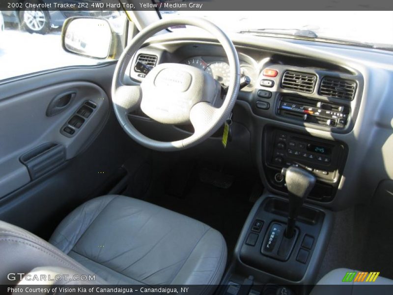 Dashboard of 2002 Tracker ZR2 4WD Hard Top