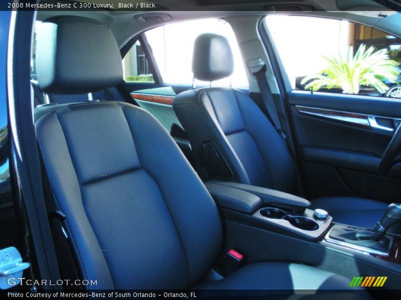 Black / Black 2008 Mercedes-Benz C 300 Luxury