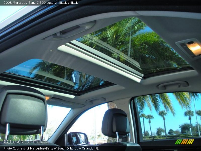 Black / Black 2008 Mercedes-Benz C 300 Luxury
