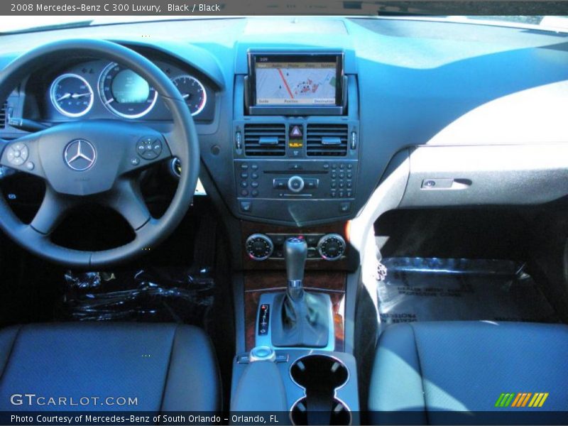 Black / Black 2008 Mercedes-Benz C 300 Luxury