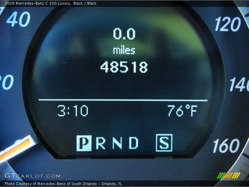 Black / Black 2008 Mercedes-Benz C 300 Luxury