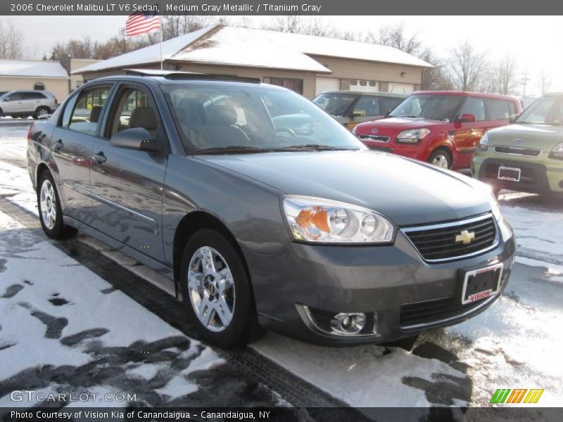 Medium Gray Metallic / Titanium Gray 2006 Chevrolet Malibu LT V6 Sedan