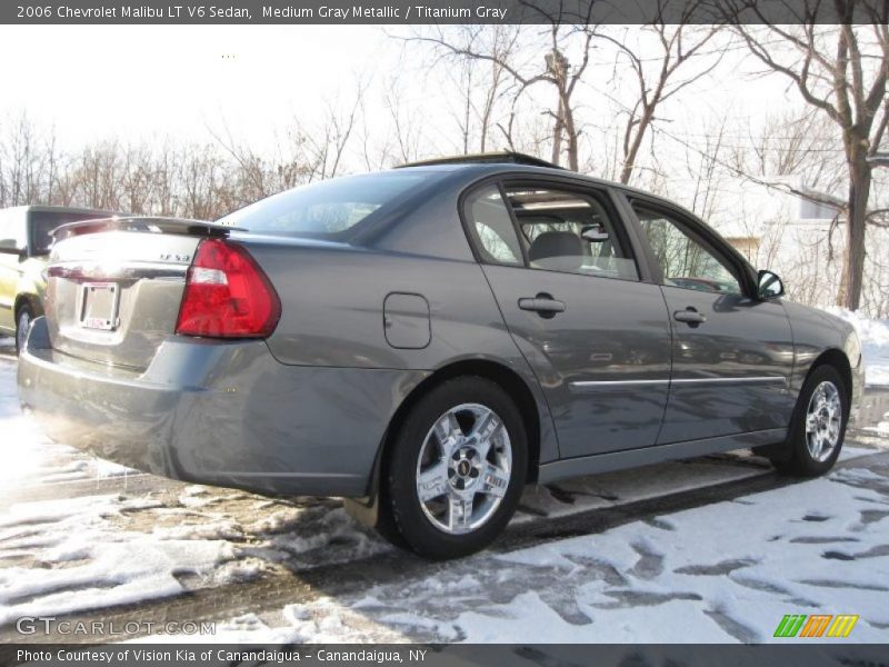 Medium Gray Metallic / Titanium Gray 2006 Chevrolet Malibu LT V6 Sedan