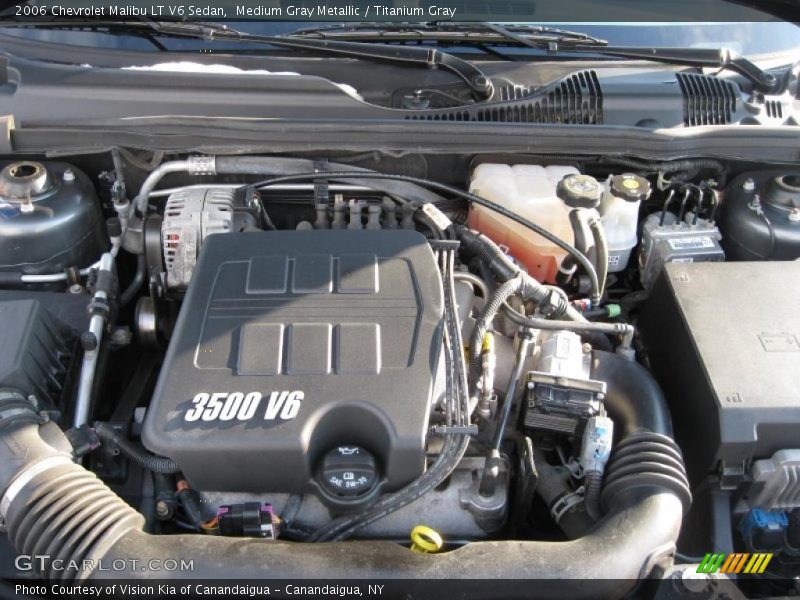 Medium Gray Metallic / Titanium Gray 2006 Chevrolet Malibu LT V6 Sedan