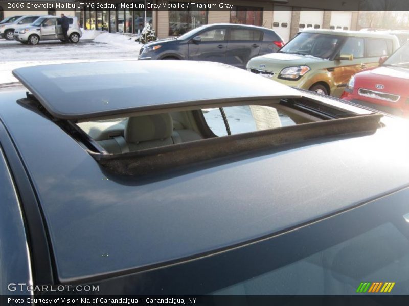 Medium Gray Metallic / Titanium Gray 2006 Chevrolet Malibu LT V6 Sedan