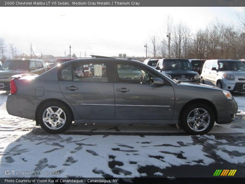 Medium Gray Metallic / Titanium Gray 2006 Chevrolet Malibu LT V6 Sedan
