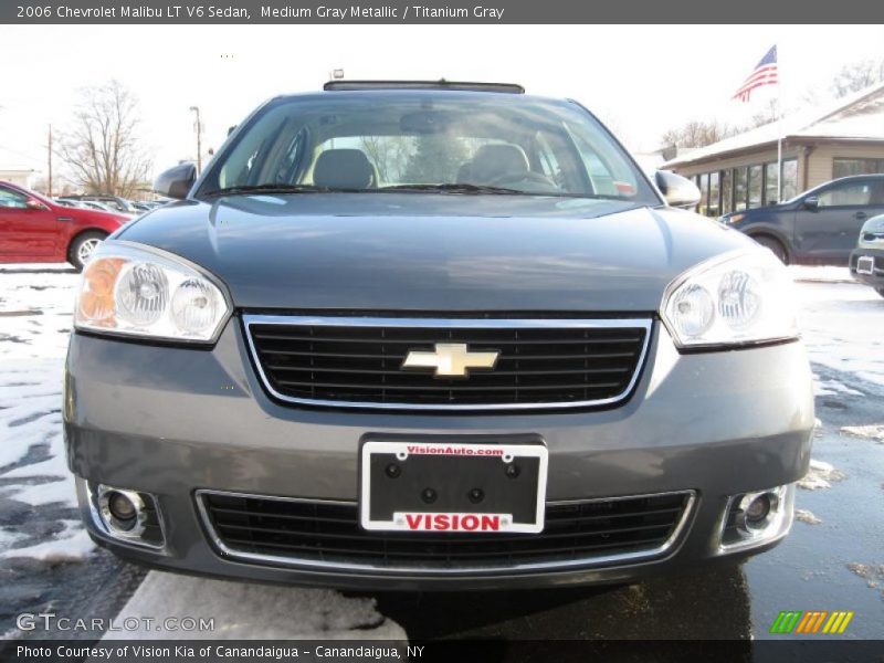Medium Gray Metallic / Titanium Gray 2006 Chevrolet Malibu LT V6 Sedan