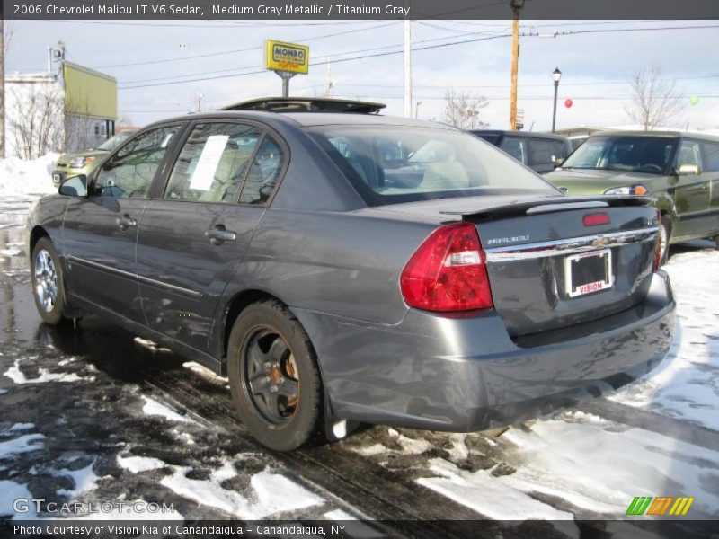 Medium Gray Metallic / Titanium Gray 2006 Chevrolet Malibu LT V6 Sedan