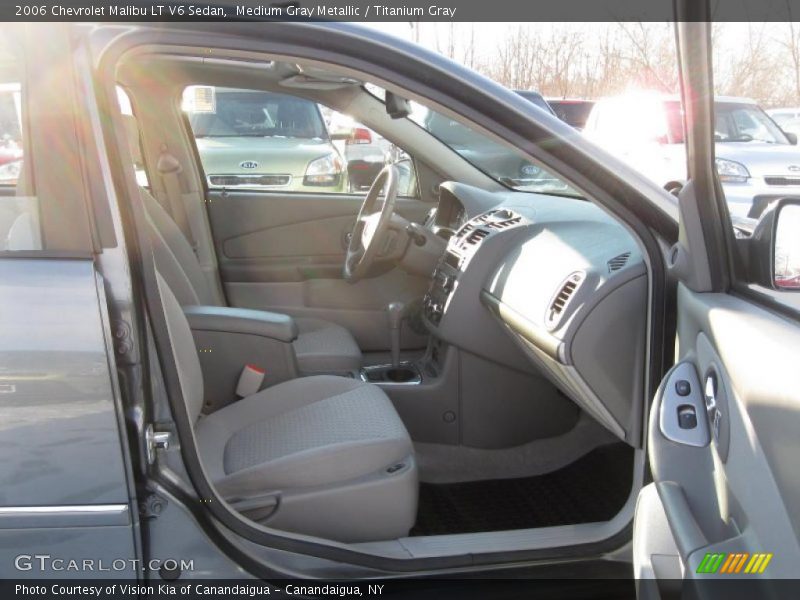 Medium Gray Metallic / Titanium Gray 2006 Chevrolet Malibu LT V6 Sedan