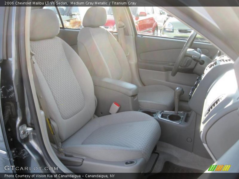 Medium Gray Metallic / Titanium Gray 2006 Chevrolet Malibu LT V6 Sedan