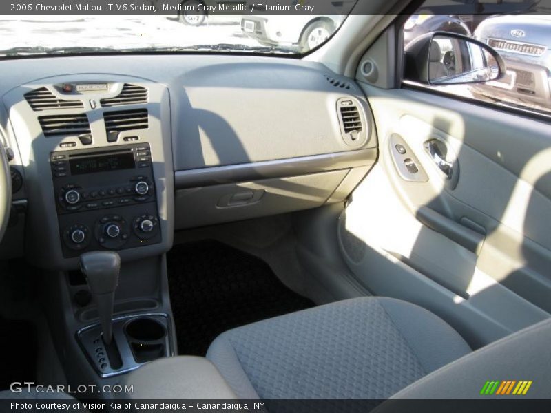 Medium Gray Metallic / Titanium Gray 2006 Chevrolet Malibu LT V6 Sedan