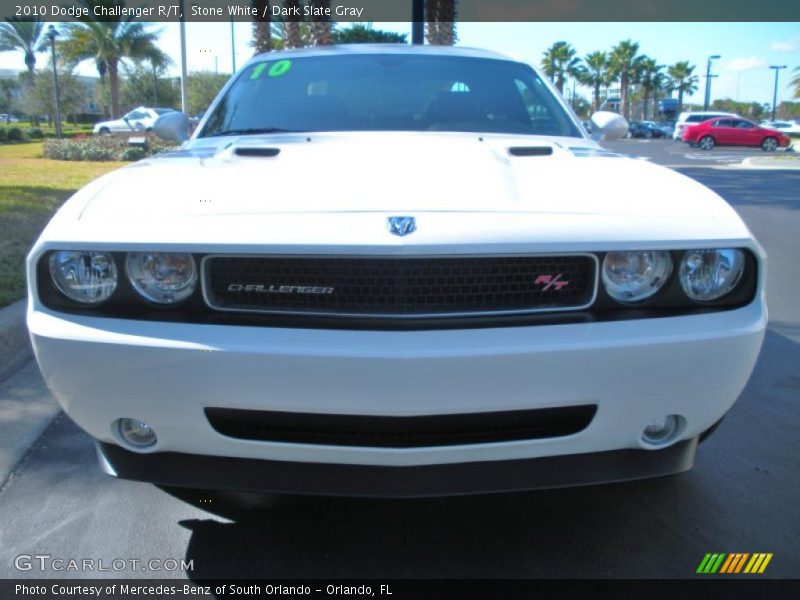Stone White / Dark Slate Gray 2010 Dodge Challenger R/T