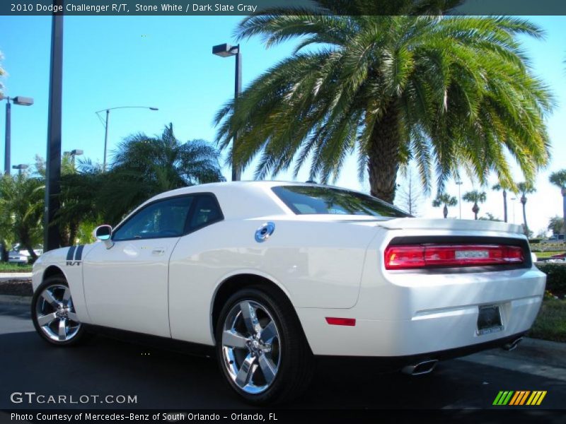 Stone White / Dark Slate Gray 2010 Dodge Challenger R/T