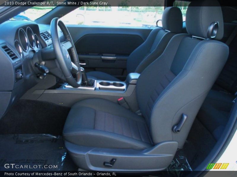 Stone White / Dark Slate Gray 2010 Dodge Challenger R/T