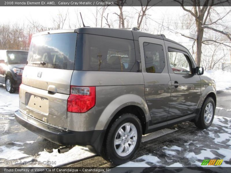 Galaxy Gray Metallic / Gray/Black 2008 Honda Element EX AWD