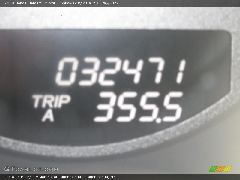 Galaxy Gray Metallic / Gray/Black 2008 Honda Element EX AWD