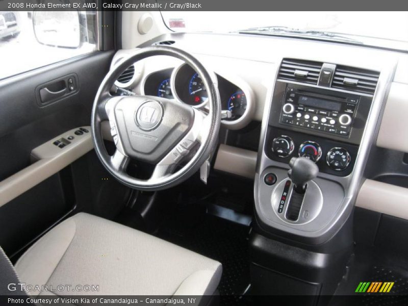 Galaxy Gray Metallic / Gray/Black 2008 Honda Element EX AWD