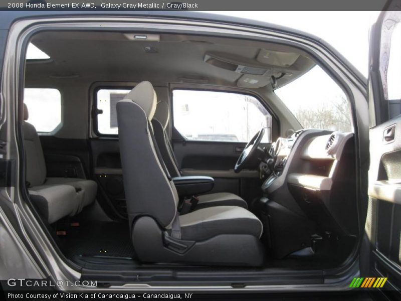 Galaxy Gray Metallic / Gray/Black 2008 Honda Element EX AWD