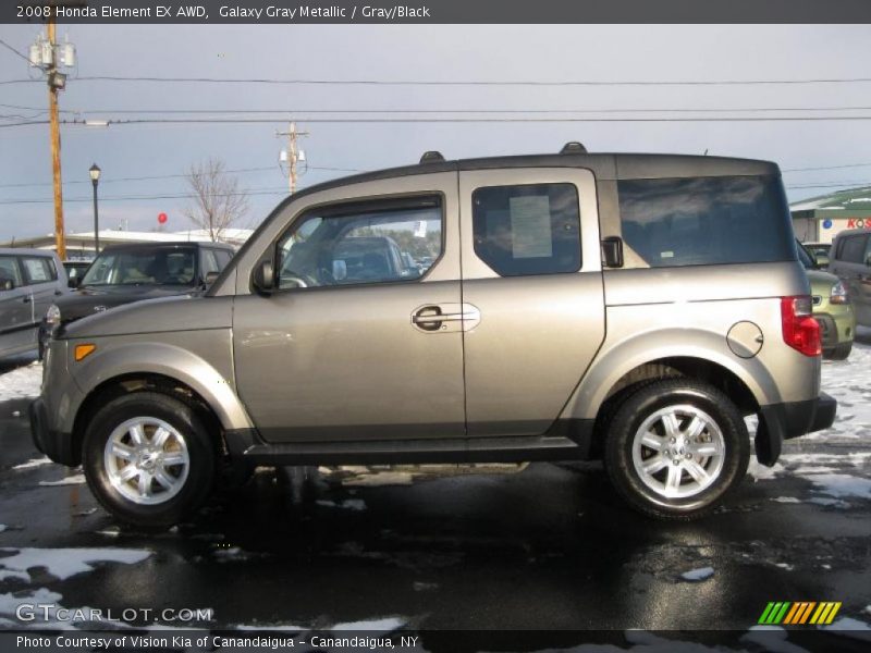 Galaxy Gray Metallic / Gray/Black 2008 Honda Element EX AWD