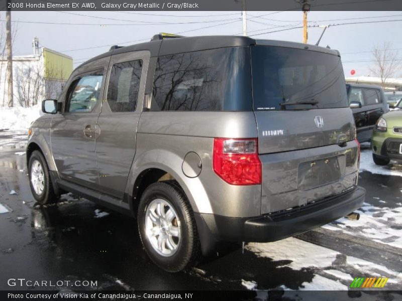 Galaxy Gray Metallic / Gray/Black 2008 Honda Element EX AWD
