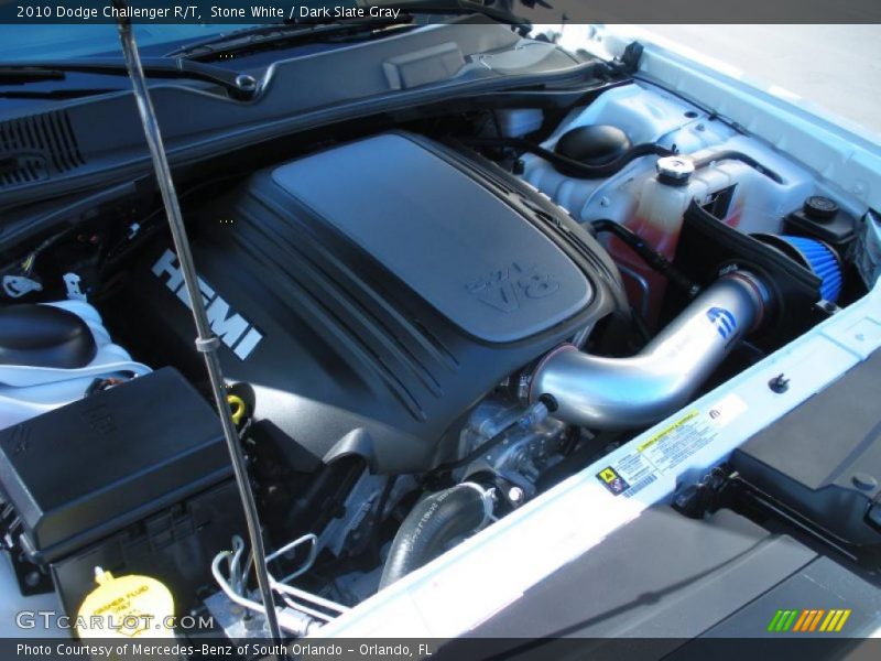 Stone White / Dark Slate Gray 2010 Dodge Challenger R/T