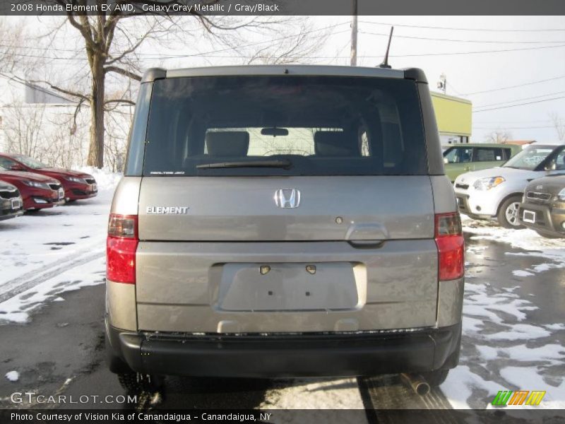 Galaxy Gray Metallic / Gray/Black 2008 Honda Element EX AWD