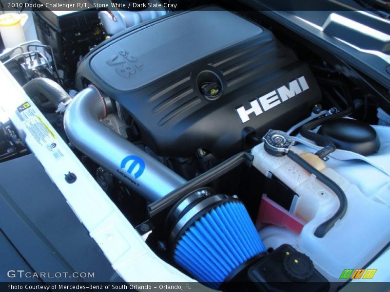 Stone White / Dark Slate Gray 2010 Dodge Challenger R/T