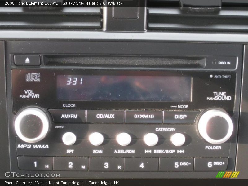 Galaxy Gray Metallic / Gray/Black 2008 Honda Element EX AWD