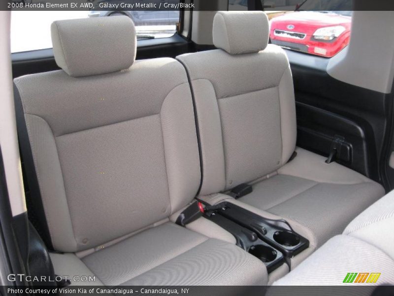 Galaxy Gray Metallic / Gray/Black 2008 Honda Element EX AWD
