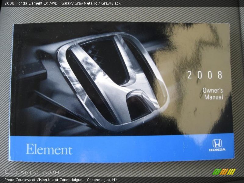 Galaxy Gray Metallic / Gray/Black 2008 Honda Element EX AWD