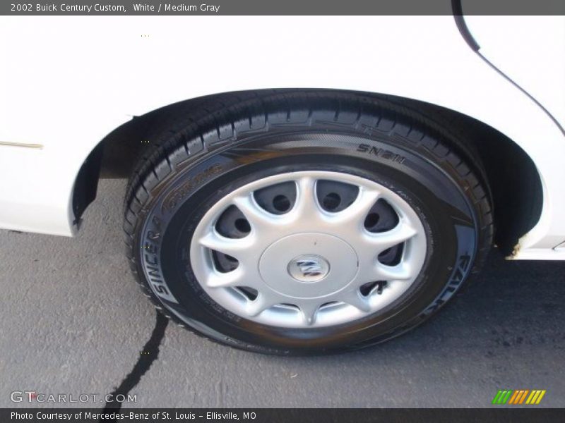 White / Medium Gray 2002 Buick Century Custom
