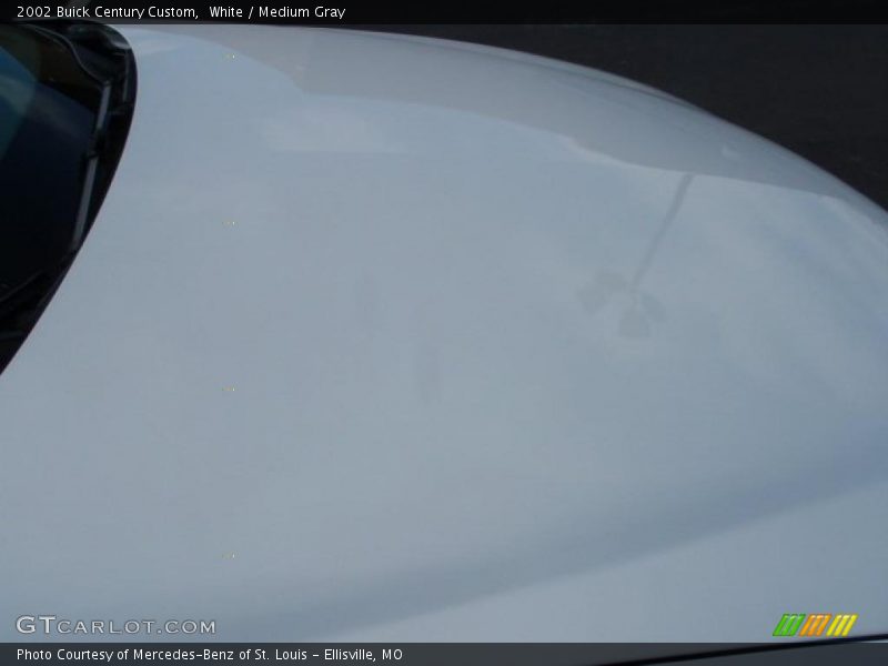 White / Medium Gray 2002 Buick Century Custom