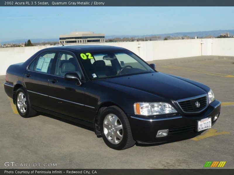 Quantum Gray Metallic / Ebony 2002 Acura RL 3.5 Sedan
