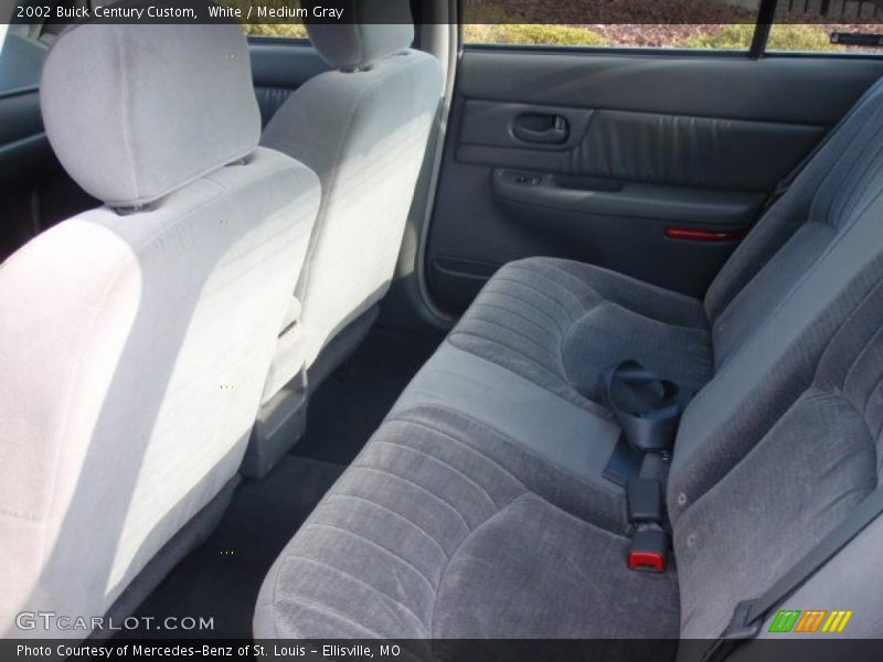 White / Medium Gray 2002 Buick Century Custom