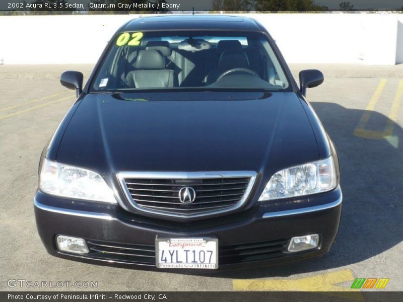 Quantum Gray Metallic / Ebony 2002 Acura RL 3.5 Sedan