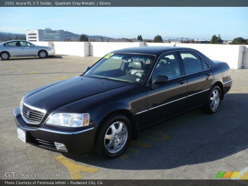 Quantum Gray Metallic / Ebony 2002 Acura RL 3.5 Sedan