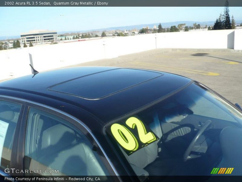 Quantum Gray Metallic / Ebony 2002 Acura RL 3.5 Sedan
