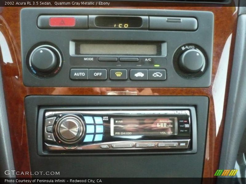 Quantum Gray Metallic / Ebony 2002 Acura RL 3.5 Sedan