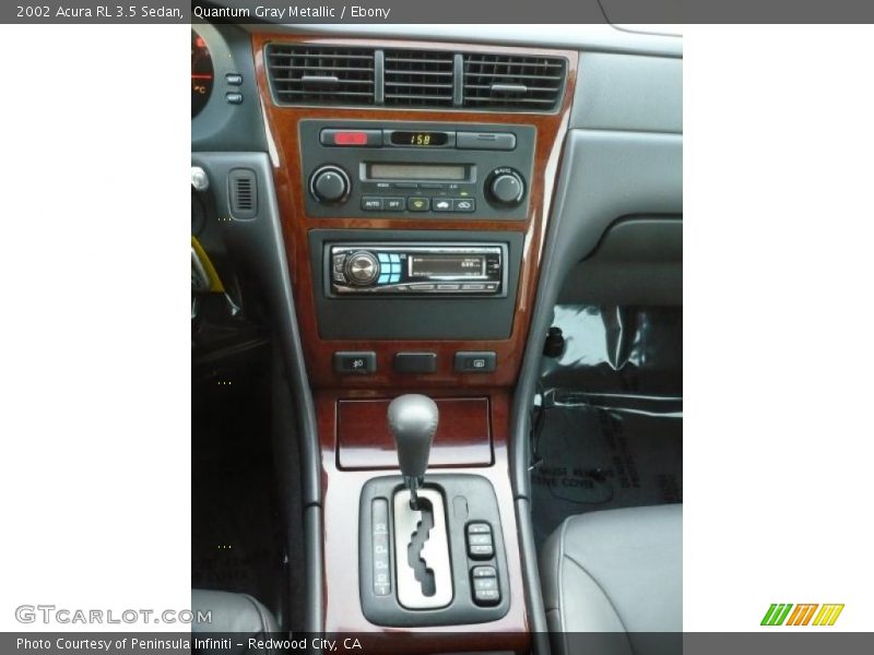 Controls of 2002 RL 3.5 Sedan