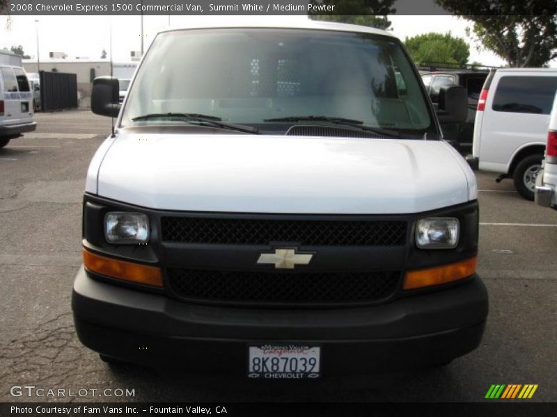 Summit White / Medium Pewter 2008 Chevrolet Express 1500 Commercial Van