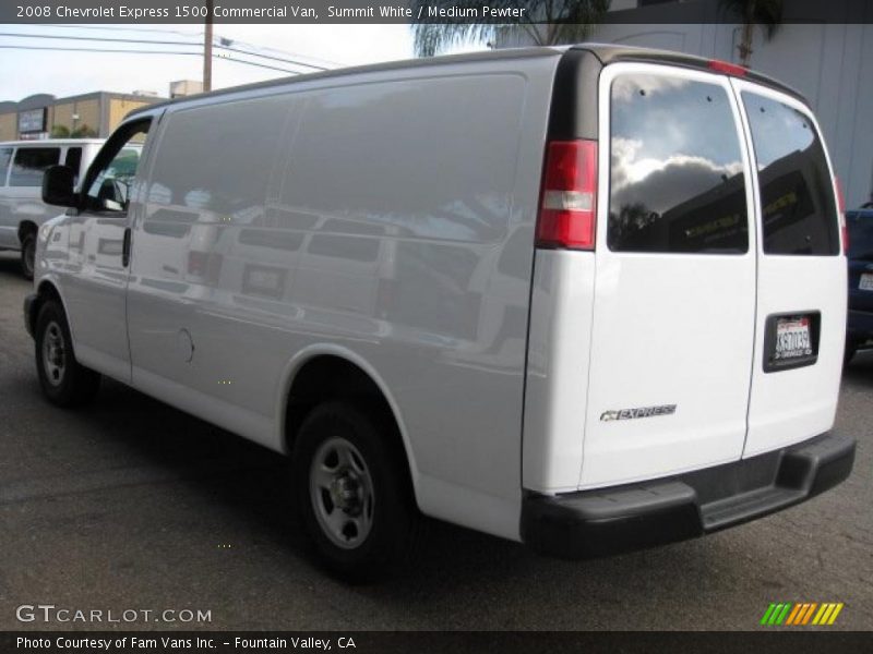 Summit White / Medium Pewter 2008 Chevrolet Express 1500 Commercial Van