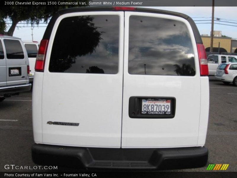 Summit White / Medium Pewter 2008 Chevrolet Express 1500 Commercial Van