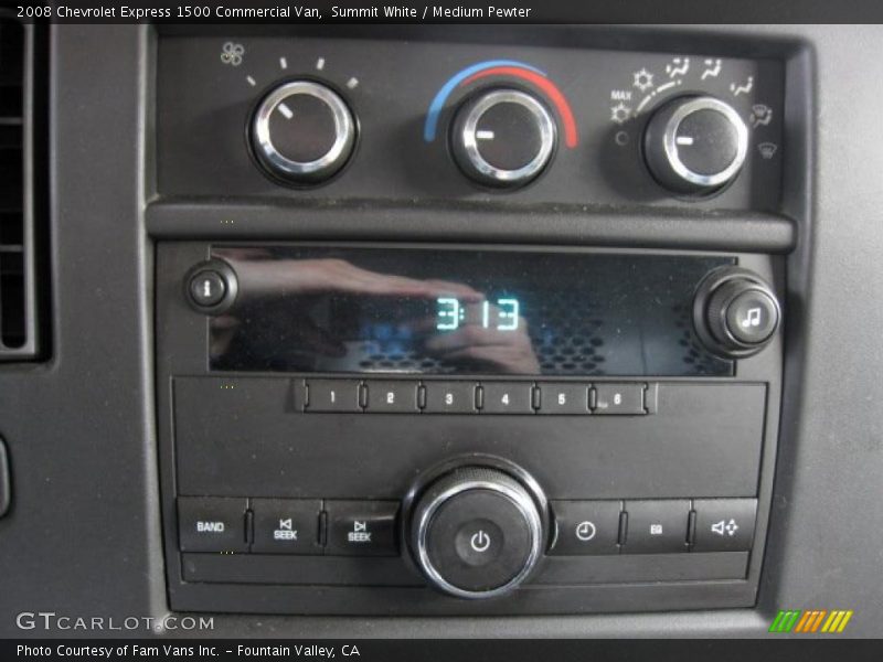 Controls of 2008 Express 1500 Commercial Van