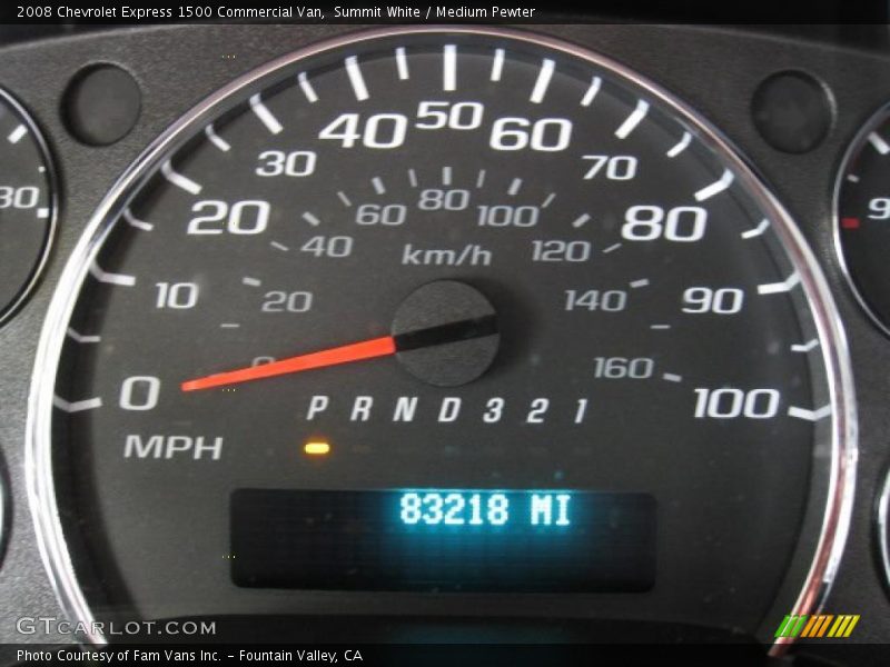Summit White / Medium Pewter 2008 Chevrolet Express 1500 Commercial Van