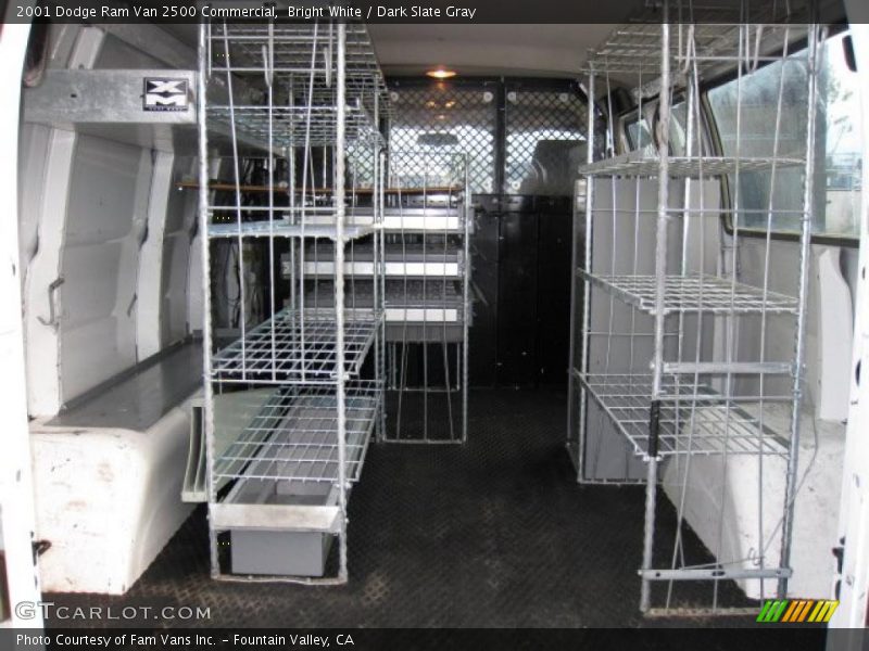 Bright White / Dark Slate Gray 2001 Dodge Ram Van 2500 Commercial