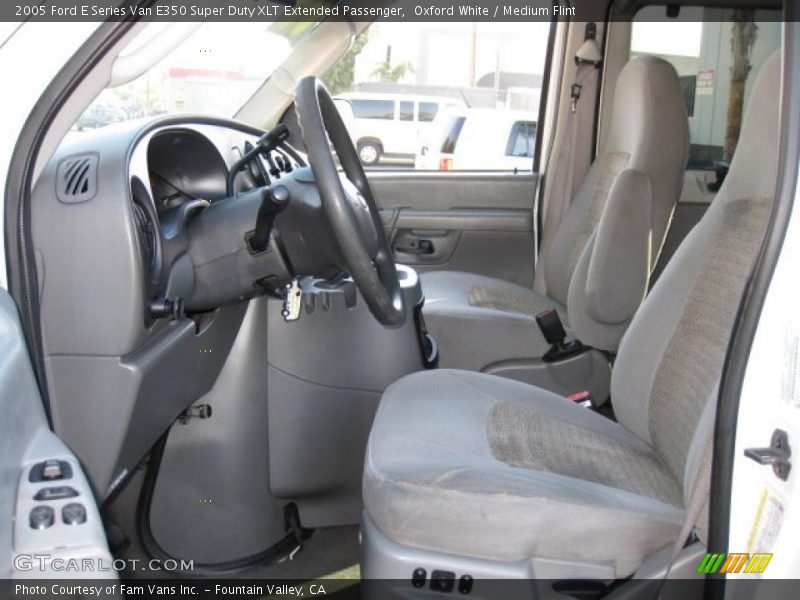  2005 E Series Van E350 Super Duty XLT Extended Passenger Medium Flint Interior