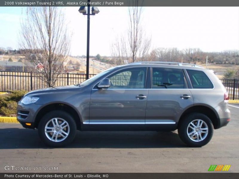 Alaska Grey Metallic / Pure Beige 2008 Volkswagen Touareg 2 VR6