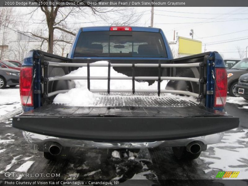 Deep Water Blue Pearl / Dark Slate/Medium Graystone 2010 Dodge Ram 1500 Big Horn Quad Cab