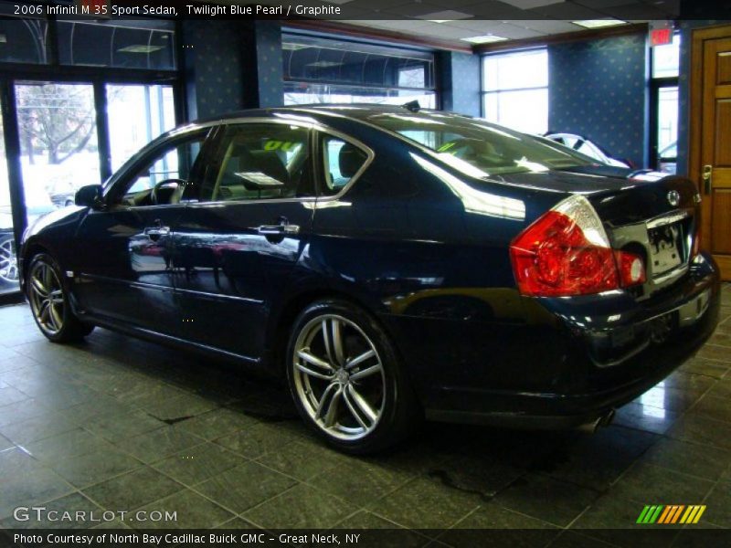 Twilight Blue Pearl / Graphite 2006 Infiniti M 35 Sport Sedan