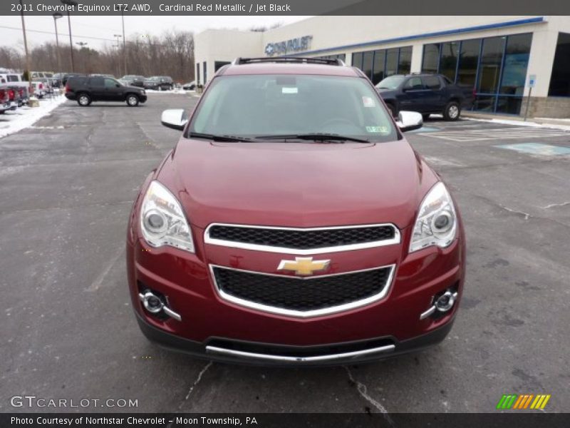 Cardinal Red Metallic / Jet Black 2011 Chevrolet Equinox LTZ AWD